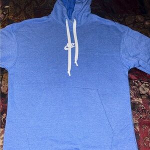 Nike Powder Blue Club Sport Fleece Drawstring Hoodie